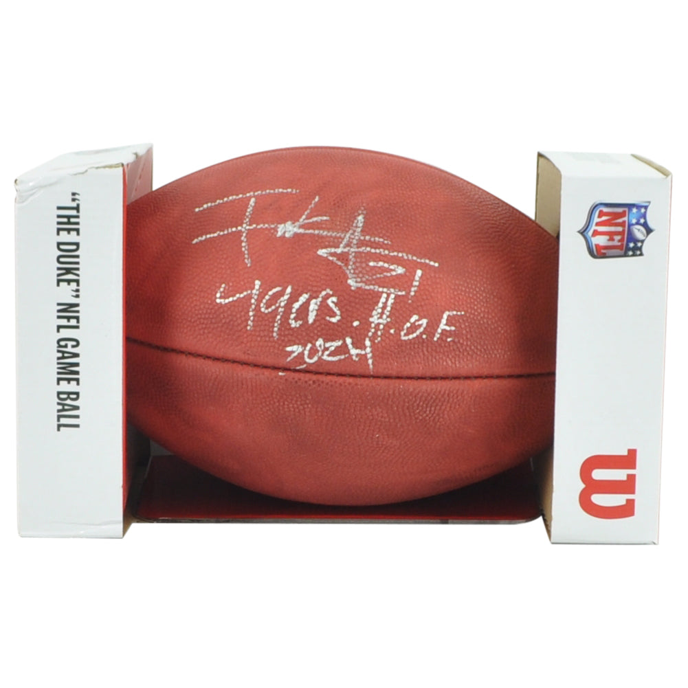 NFL San Francisco 49ers Frank Gore #21 Autographed Football Official Size Duke