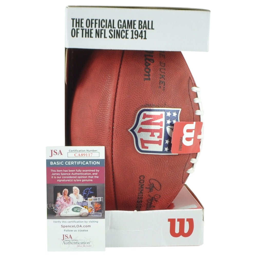 NFL San Francisco 49ers Frank Gore #21 Autographed Football Official Size Duke