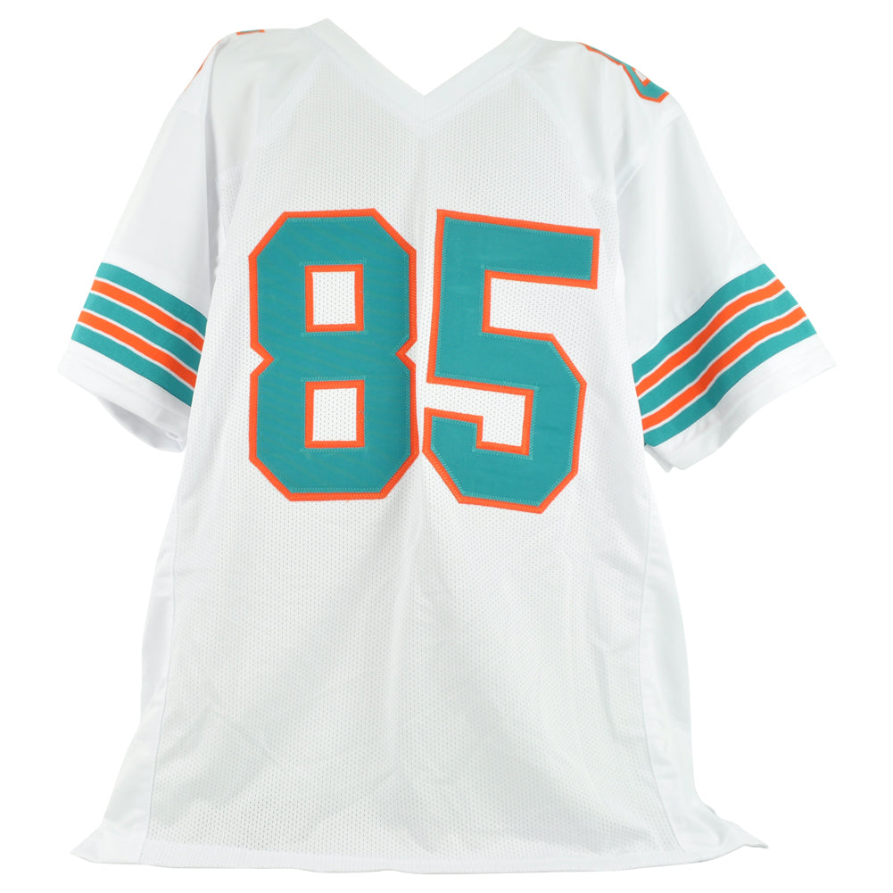 NFL Miami Dolphins Mark Duper #85 Jersey Replica Signed JSA Ring Of Hono