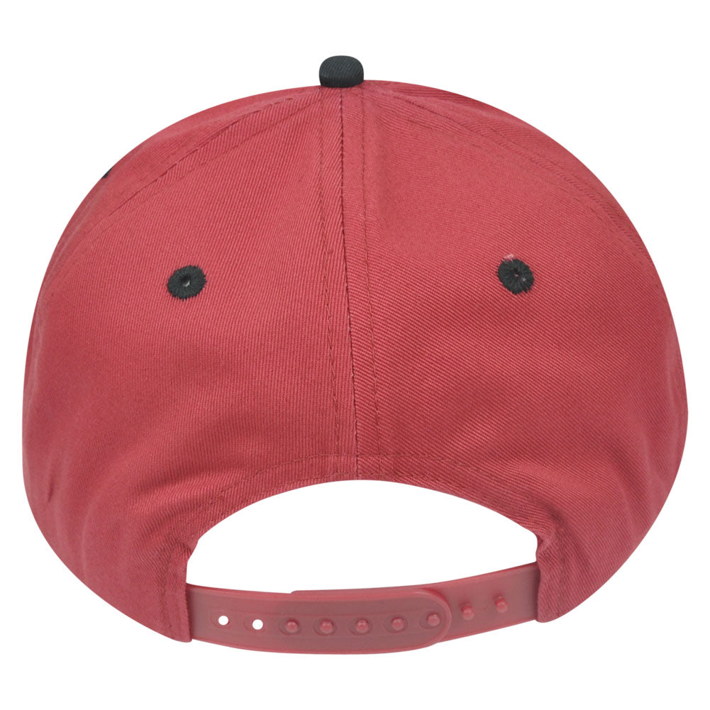 NBA Miami Heat Flatter Snapback Flat Bill HWC Plaid Two Tone Hat Cap Basketball