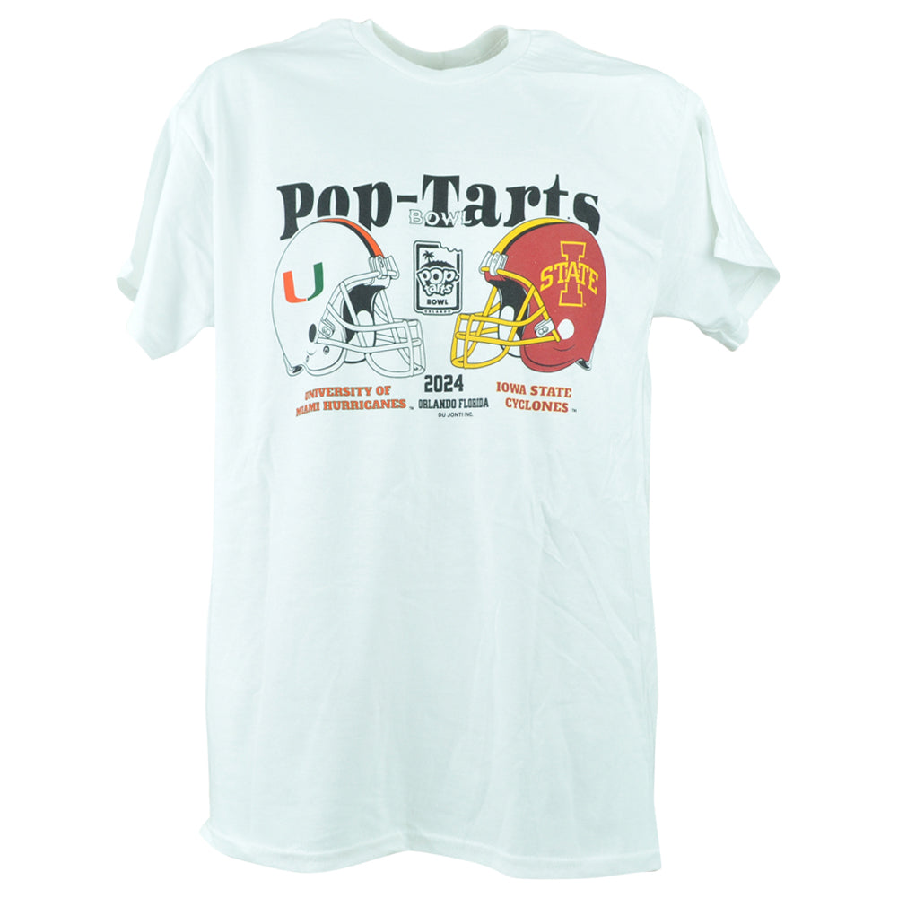 NCAA Pop-Tarts Bowl Orlando 2024 Hurricanes Cyclones Adults TShirt Tee