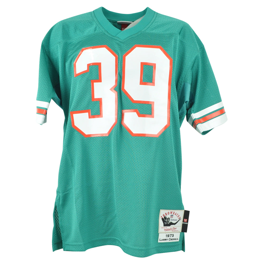 NFL Mitchell & Ness Throwback Miami Dolphins Larry Csonka #39 1973 Jersey