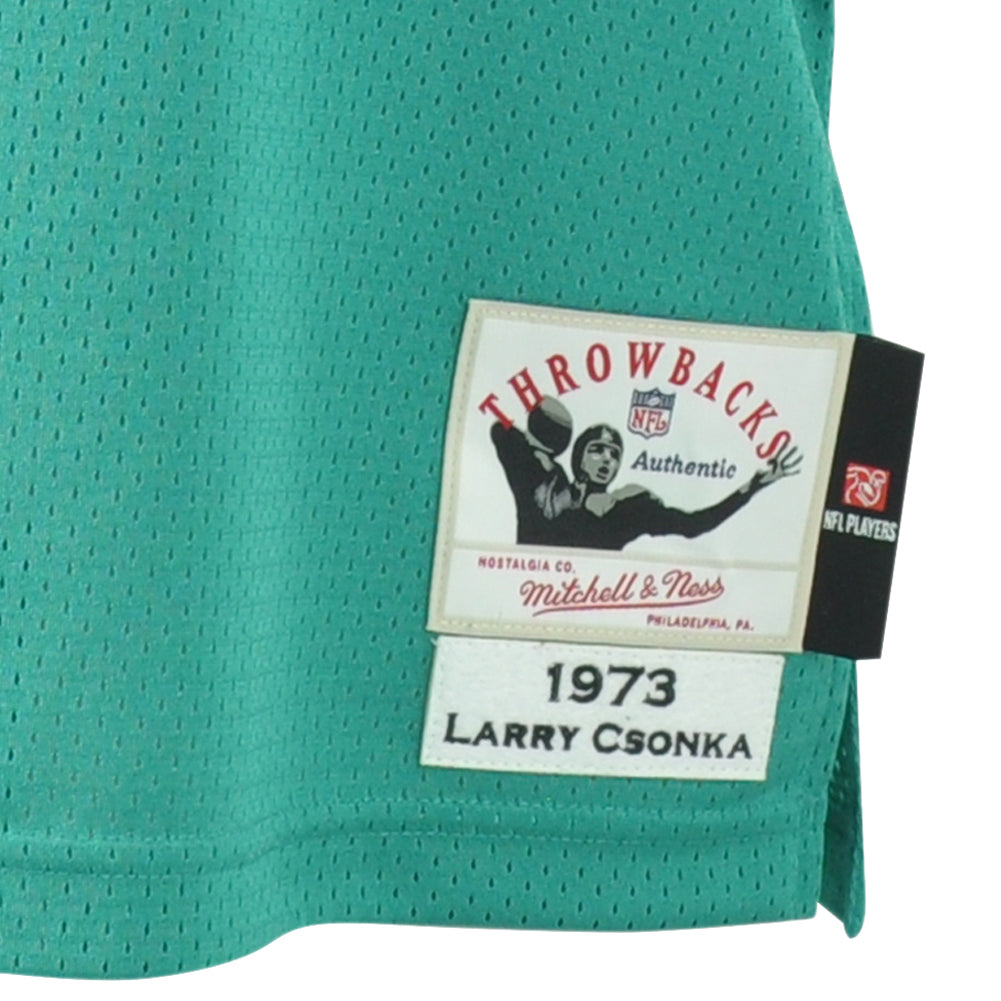 NFL Mitchell & Ness Throwback Miami Dolphins Larry Csonka #39 1973 Jersey