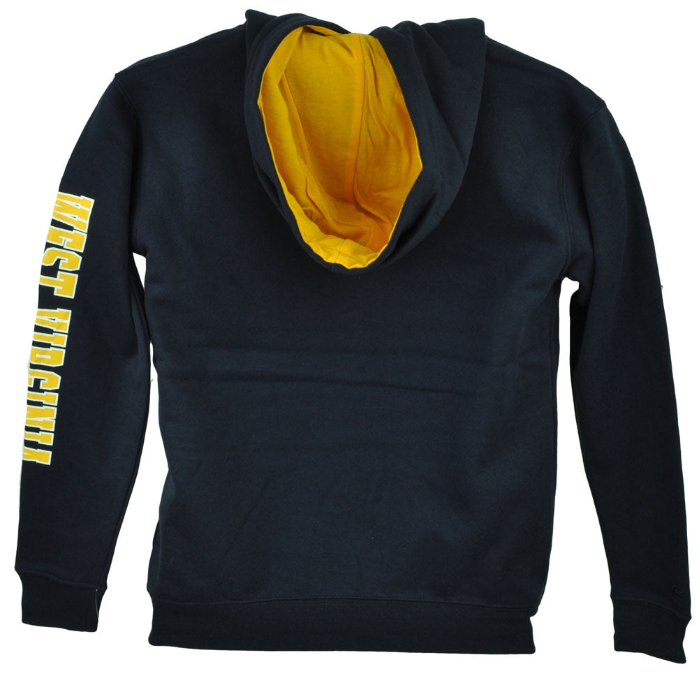 NCAA Colosseum West Virginia Mountaineers Youth Navy Blue Sweater Hoodie Fleece