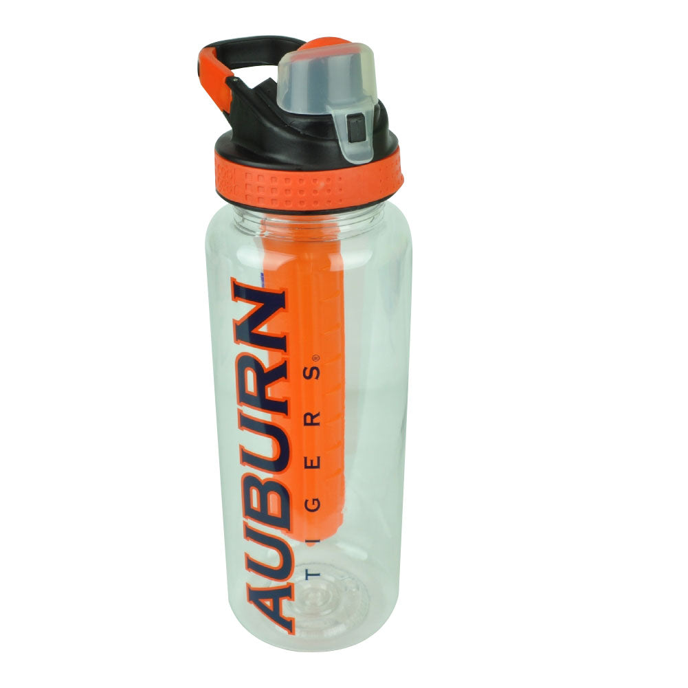 NCAA Auburn University Tigers Cool Gear Sports Bottle 32oz Plastic Freezer Stick