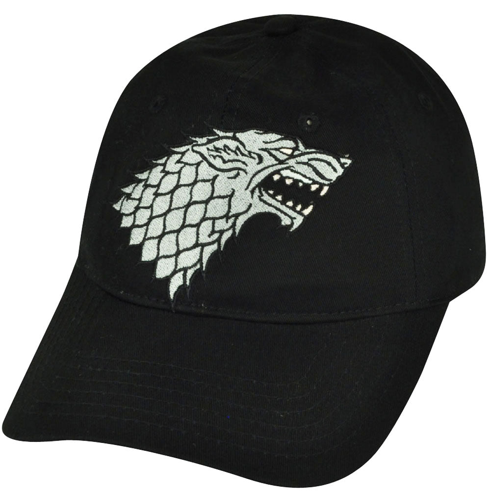 Game of Thrones Stark Dire Wolf Winter is Coming Snapback HBO TV Show Hat Cap
