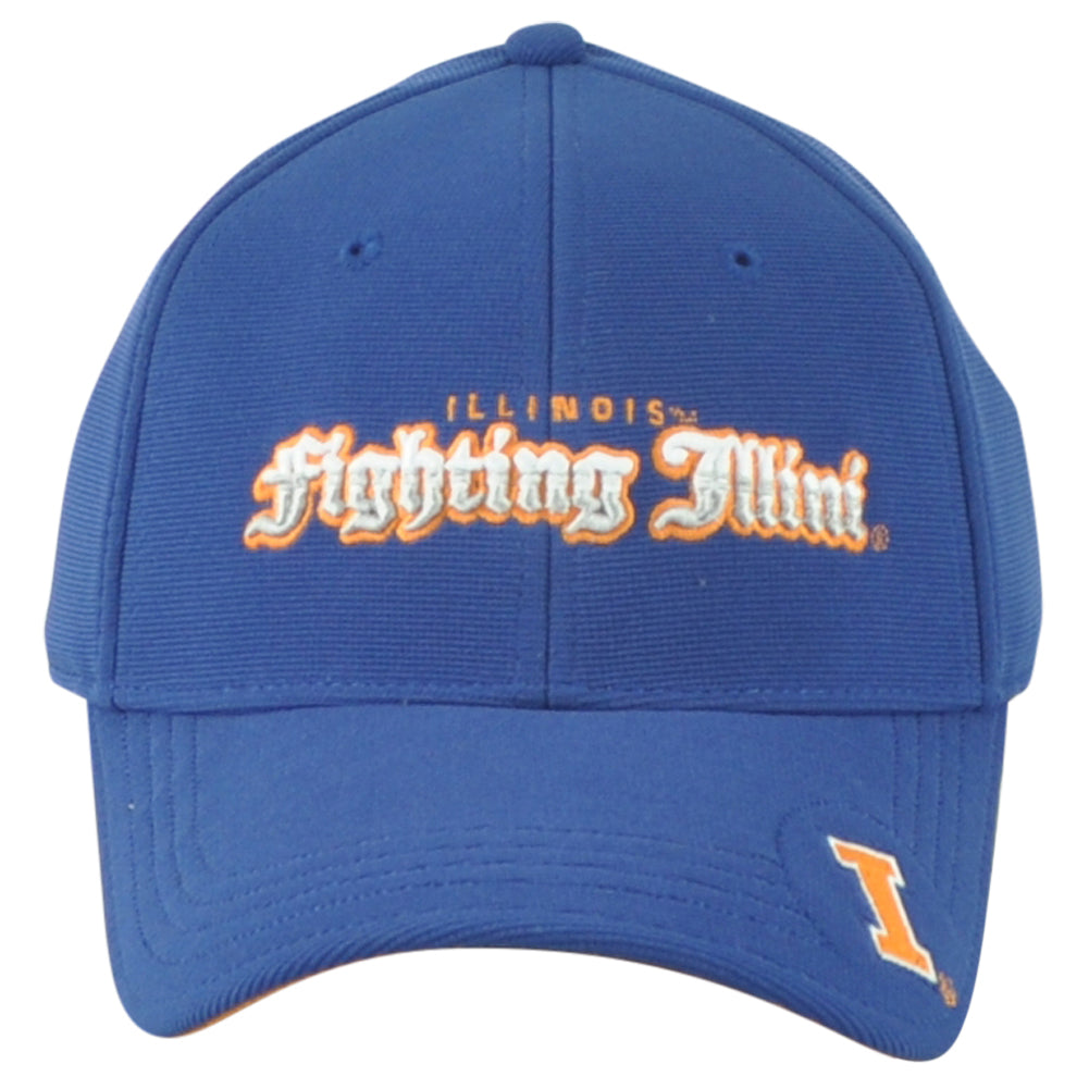 NCAA Illinois Fighting Illini Men Adjustable Curved Bill Adults Blue Hat Cap