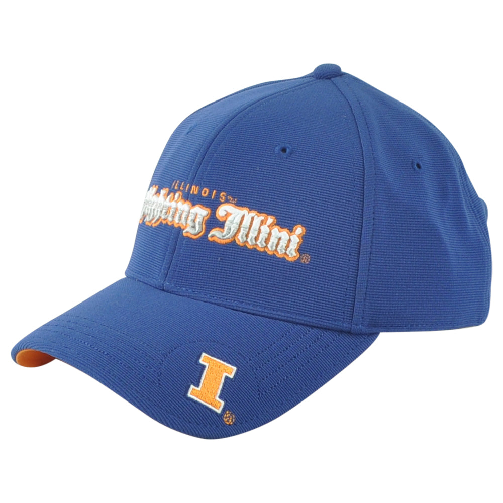 NCAA Illinois Fighting Illini Men Adjustable Curved Bill Adults Blue Hat Cap