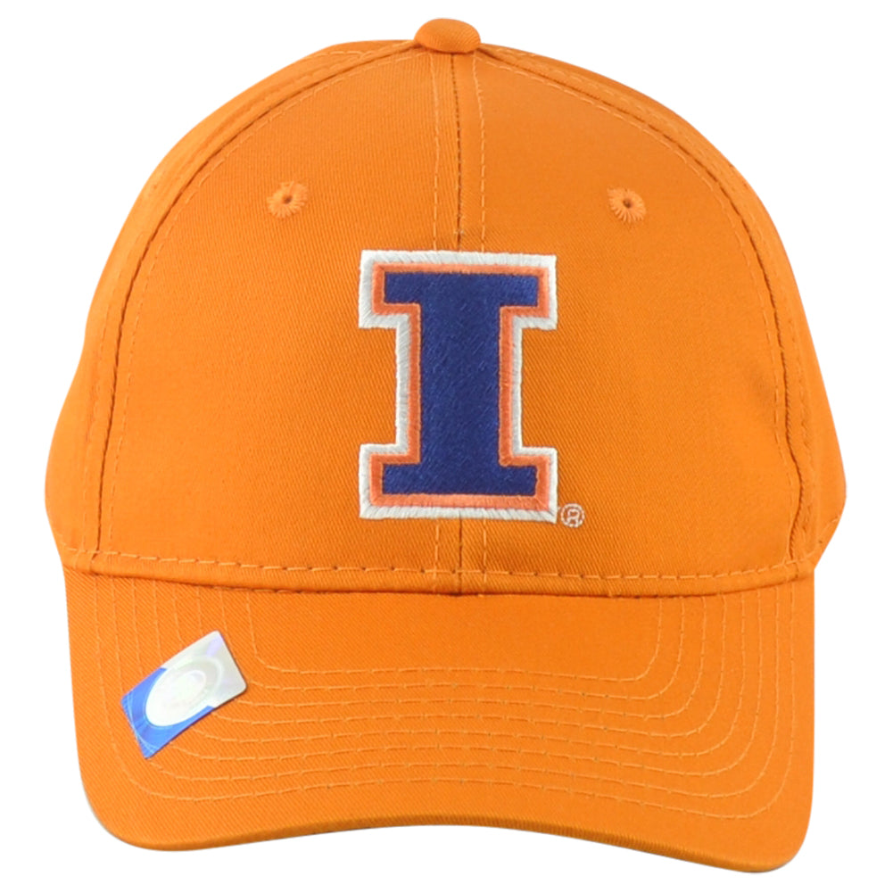 NCAA Illinois Fighting Illini Men Snapback Adjustable Curved Bill Adults Hat Cap