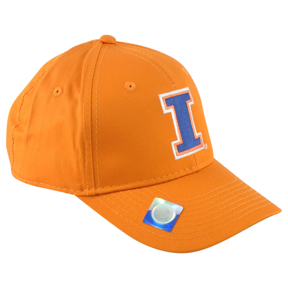 NCAA Illinois Fighting Illini Men Snapback Adjustable Curved Bill Adults Hat Cap