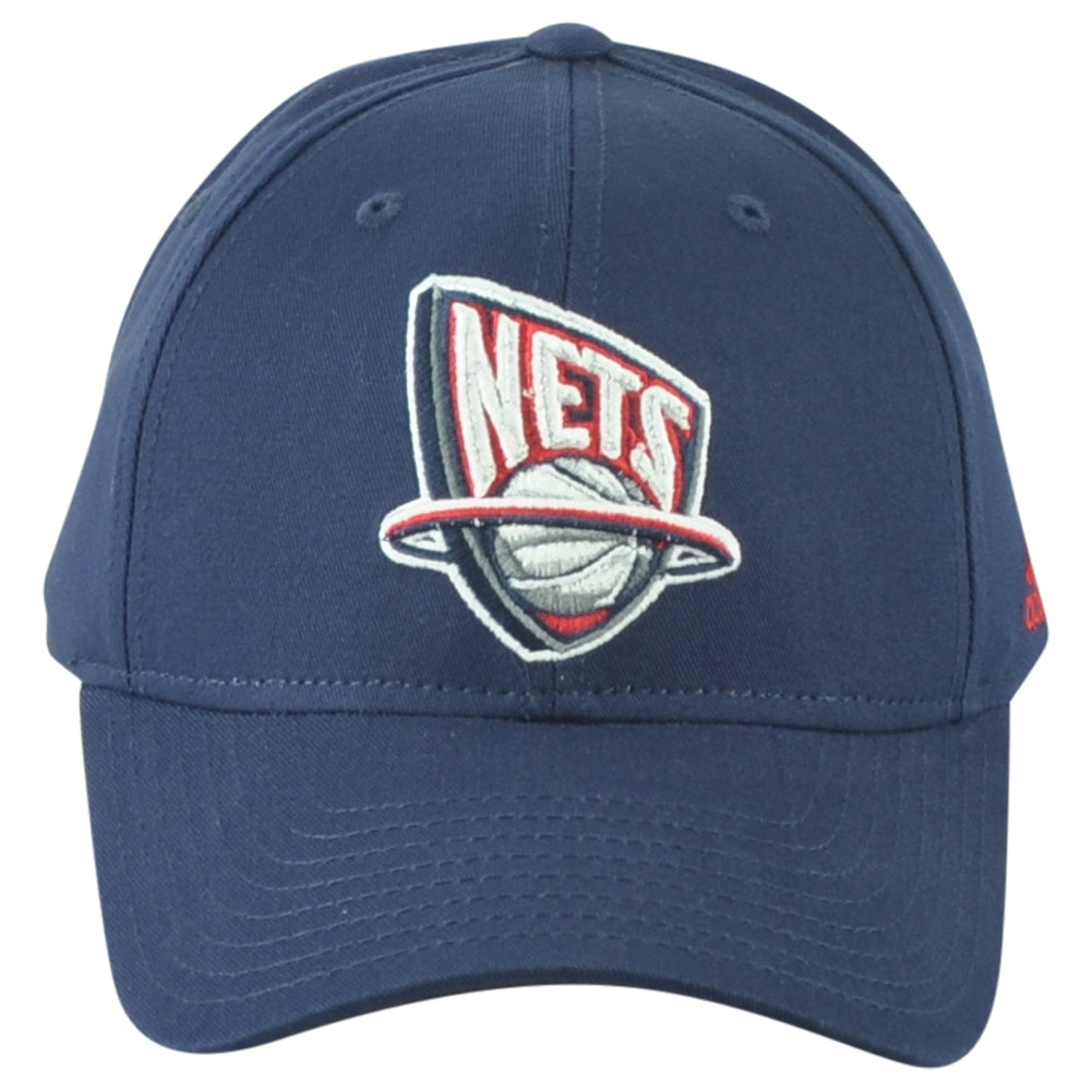 NBA Adidas New Jersey Nets N616Z Adjustable Navy Adults Men Curved Bill Hat Cap