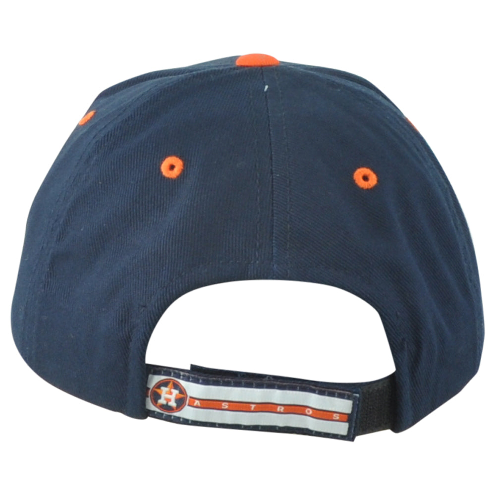 MLB Houston Astros Fan Favorite Navy Blue Orange Baseball Adjustable Men Hat Cap