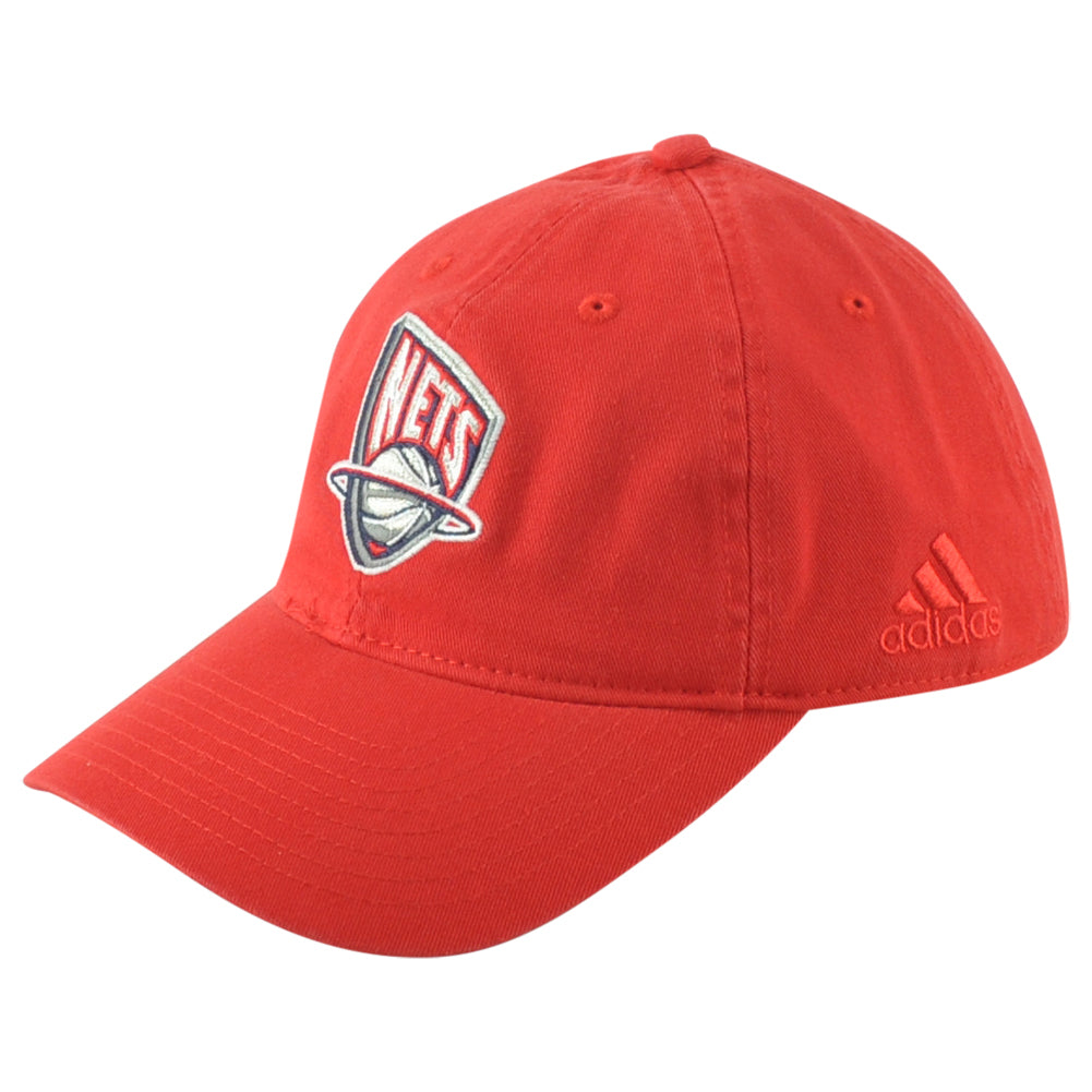 NBA Adidas New Jersey Nets XZ601 Adjustable Red Adults Men Relaxed Hat Cap