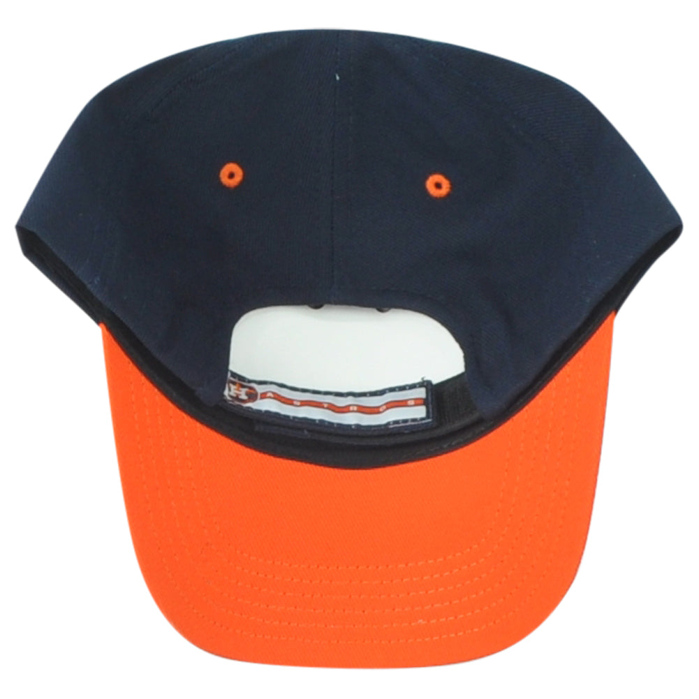 MLB Houston Astros Fan Favorite Navy Blue Orange Baseball Adjustable Men Hat Cap