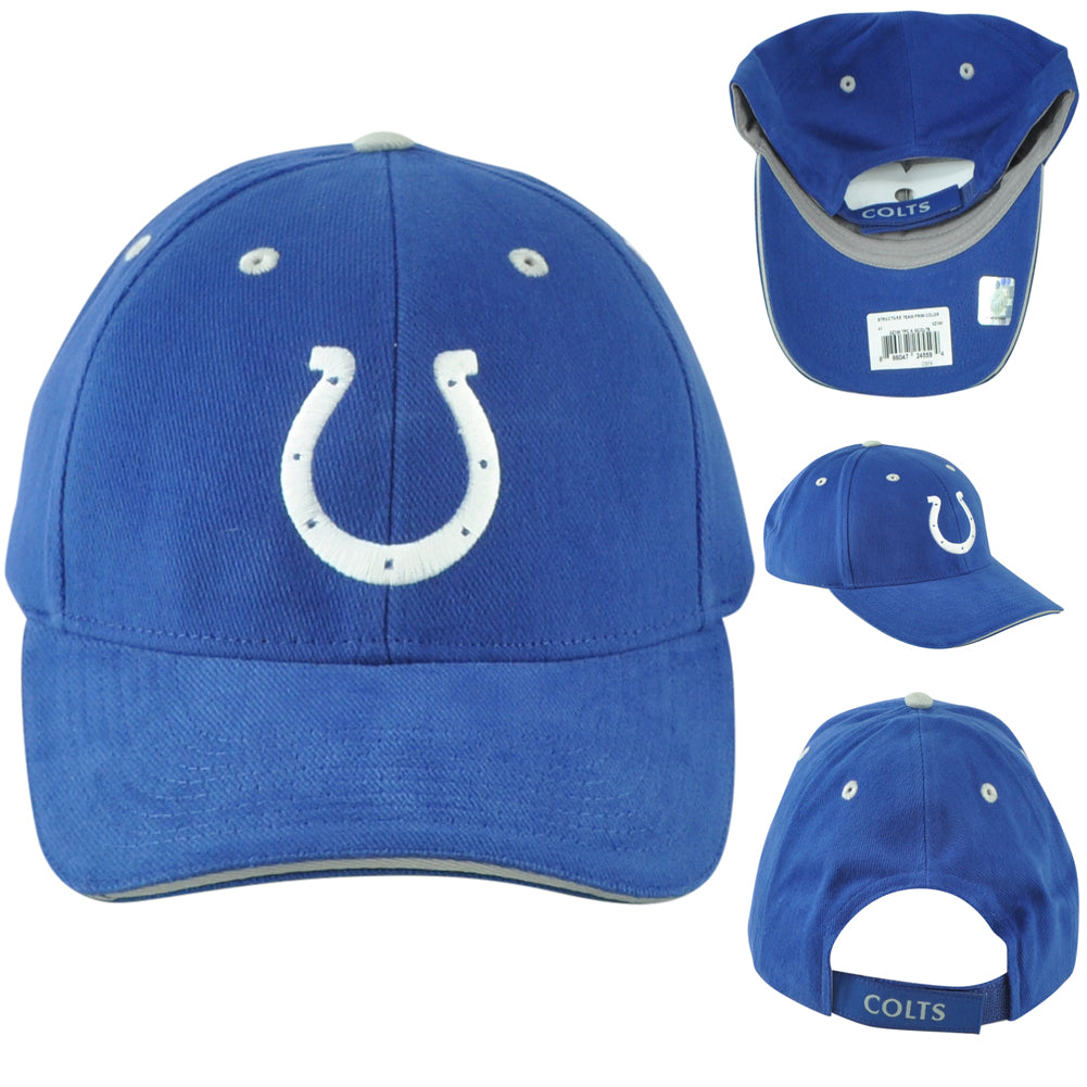 NFL Indianapolis Colts XZ100 Blue Adjustable Adults Curved Bill Hat Cap