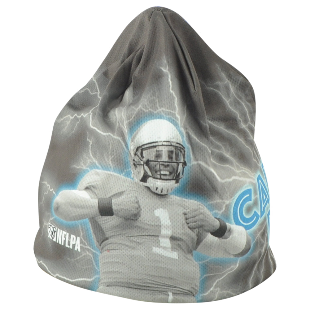 NFLPA Carolina Panthers Cam Newton #1 Gray Knit Beanie Adults Winter Sports