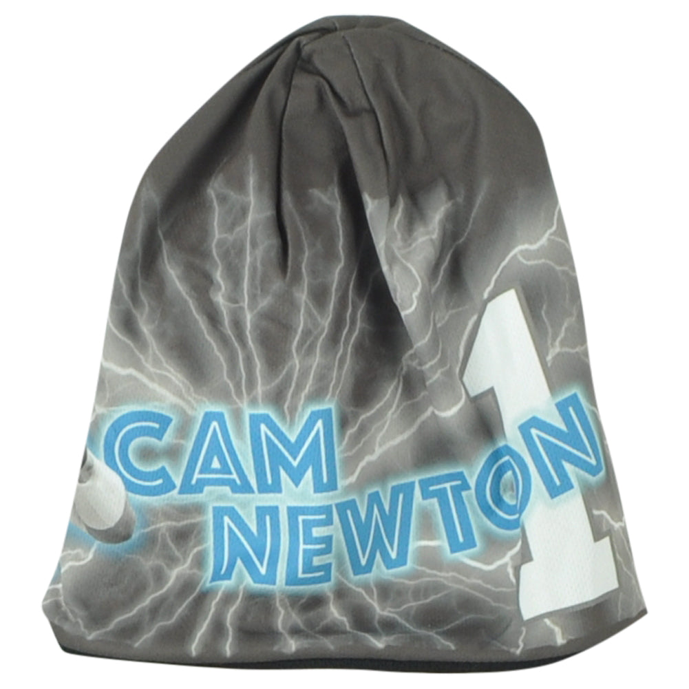 NFLPA Carolina Panthers Cam Newton #1 Gray Knit Beanie Adults Winter Sports