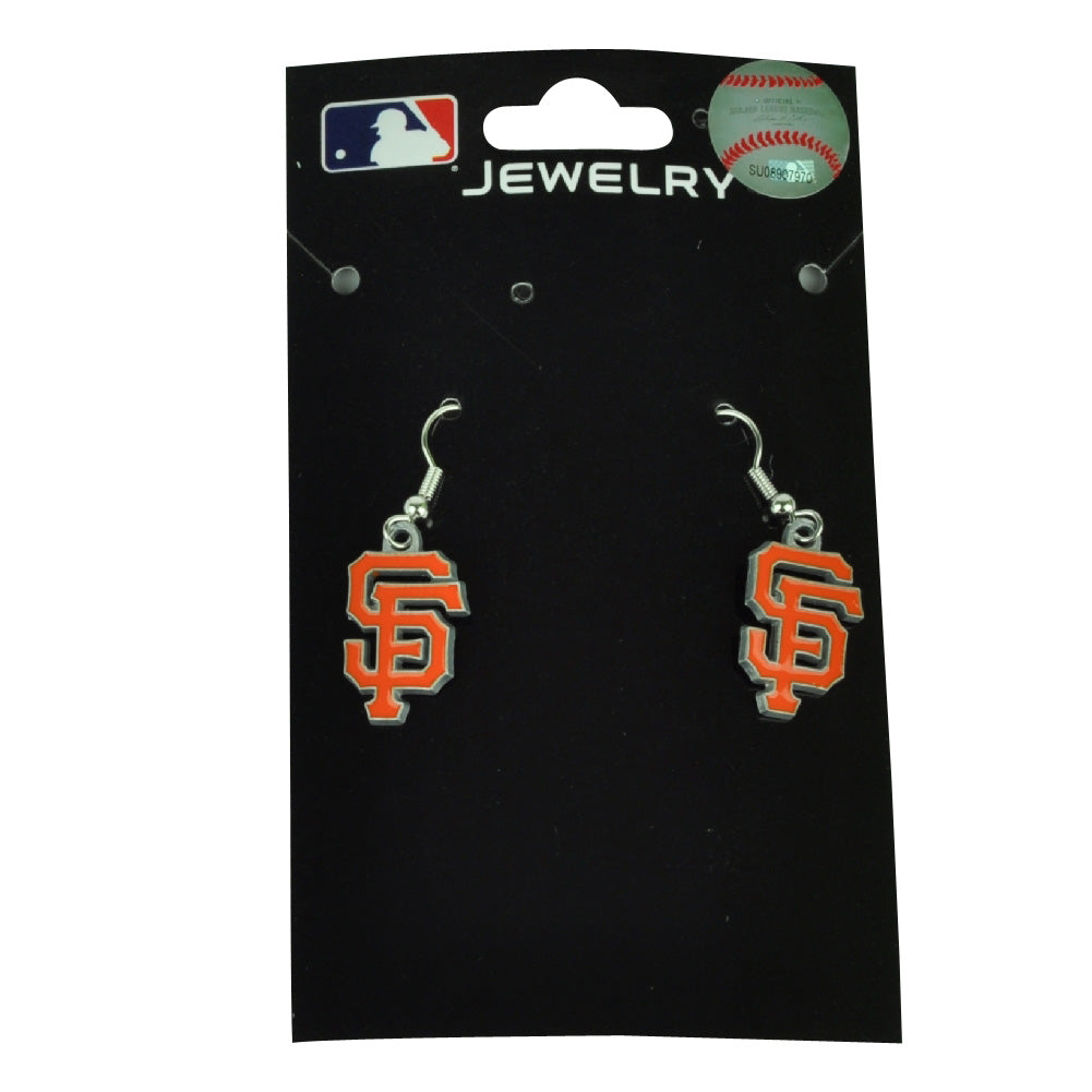 MLB San Francisco Giants Team Logo Earrings Jewelry Game Fan Womens Ladies