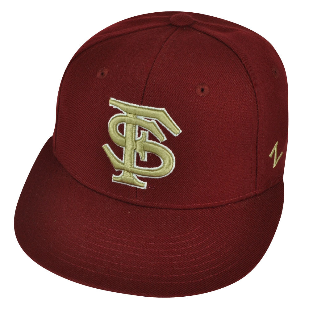 NCAA Florida State Seminoles Fitted Size 6 7/8 Flat Bill Zephyr Hat Cap Noles