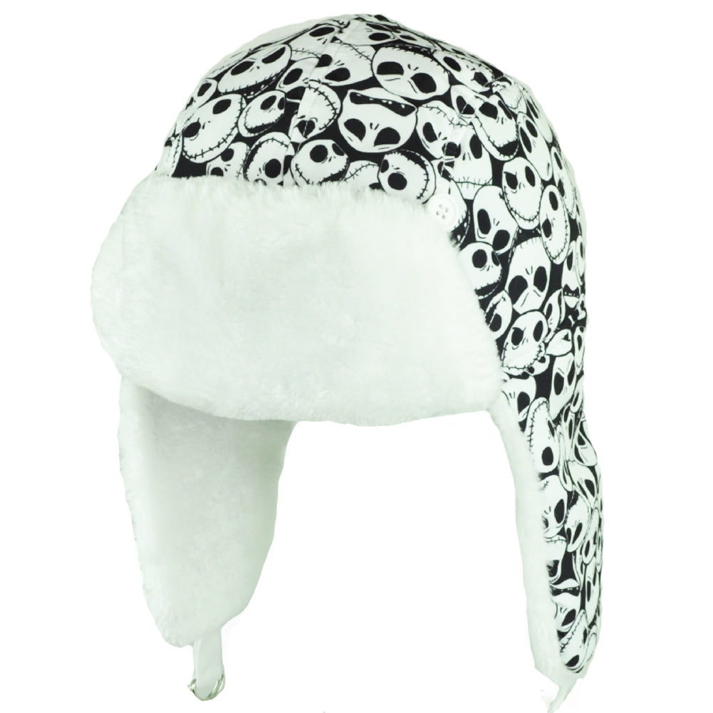 Disney The Nightmare Before Christmas Reversible Peruvian Beanie Faux Fur Hat