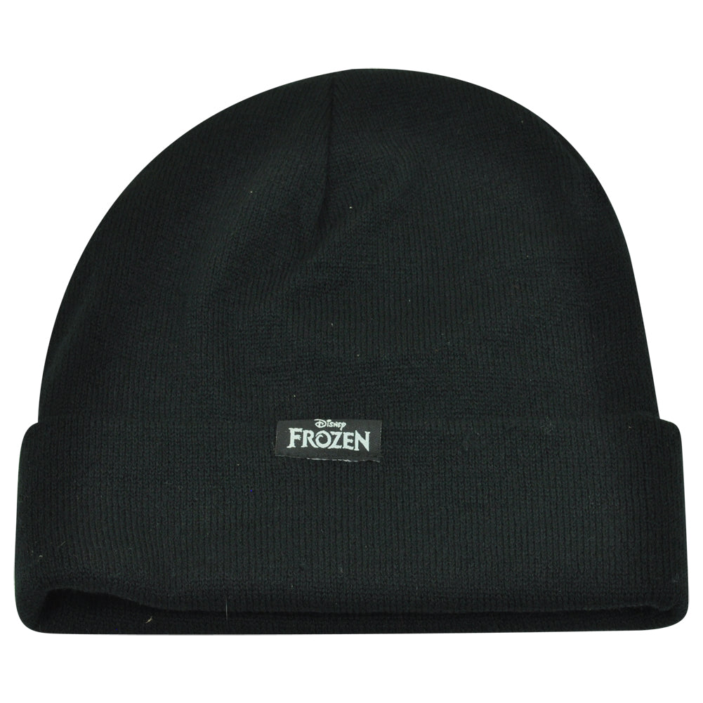 Disney Frozen Let It Go Song Princess Movie Cuffed Beanie Acrylic Knit Hat Toque