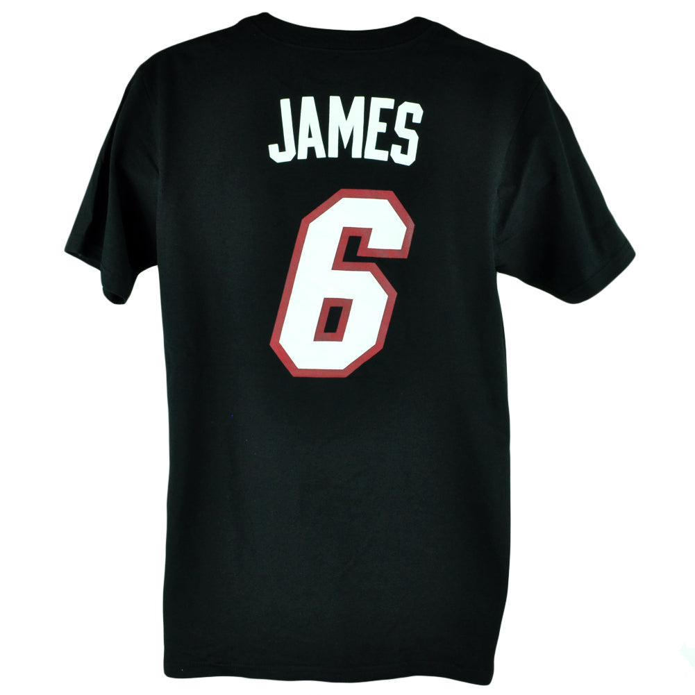 NBA Miami Heat Lebron King James 6 Jersey Tshirt MVP Adidas Mens Shirt