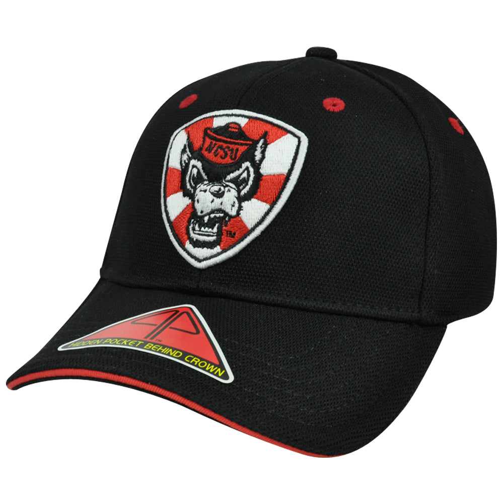 NCAA North Carolina State Wolfpack Heater Pro Pocket Flex Fit Construct S/M Hat
