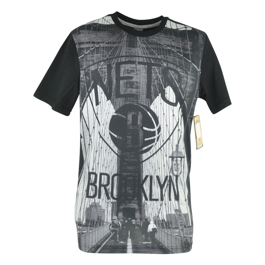 NBA UNK Brooklyn Nets City Wide Bridge Graphic Tshirt Basketball Mens Tee