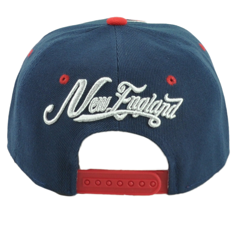 New England Patriots Theme Football City Flat Bill Adjustable Adults Men Hat Cap