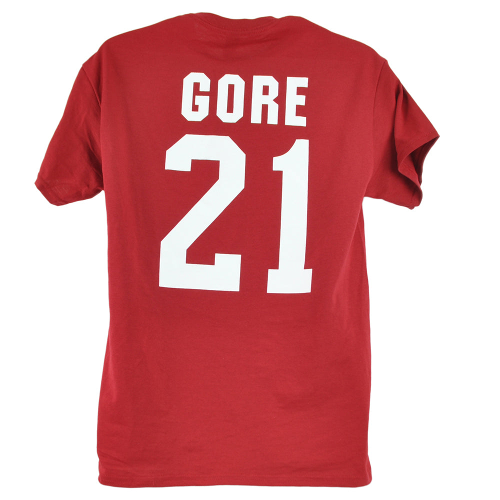 NFL San Francisco 49ers Frank Gore #21 GOAT Short Sleeve Adults Tshirt Tee