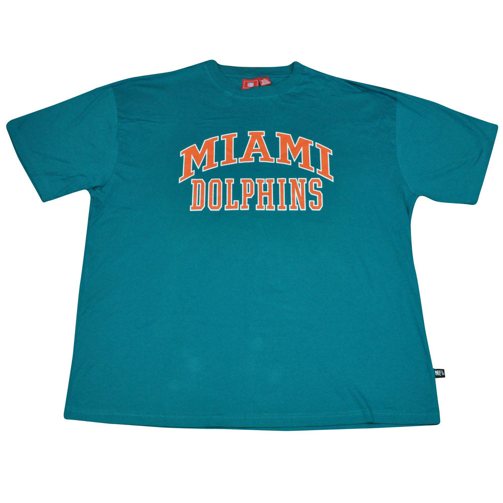 NFL Miami Dolphins Heart And Soul Tee Teal Football Tshirt Adult DT1633