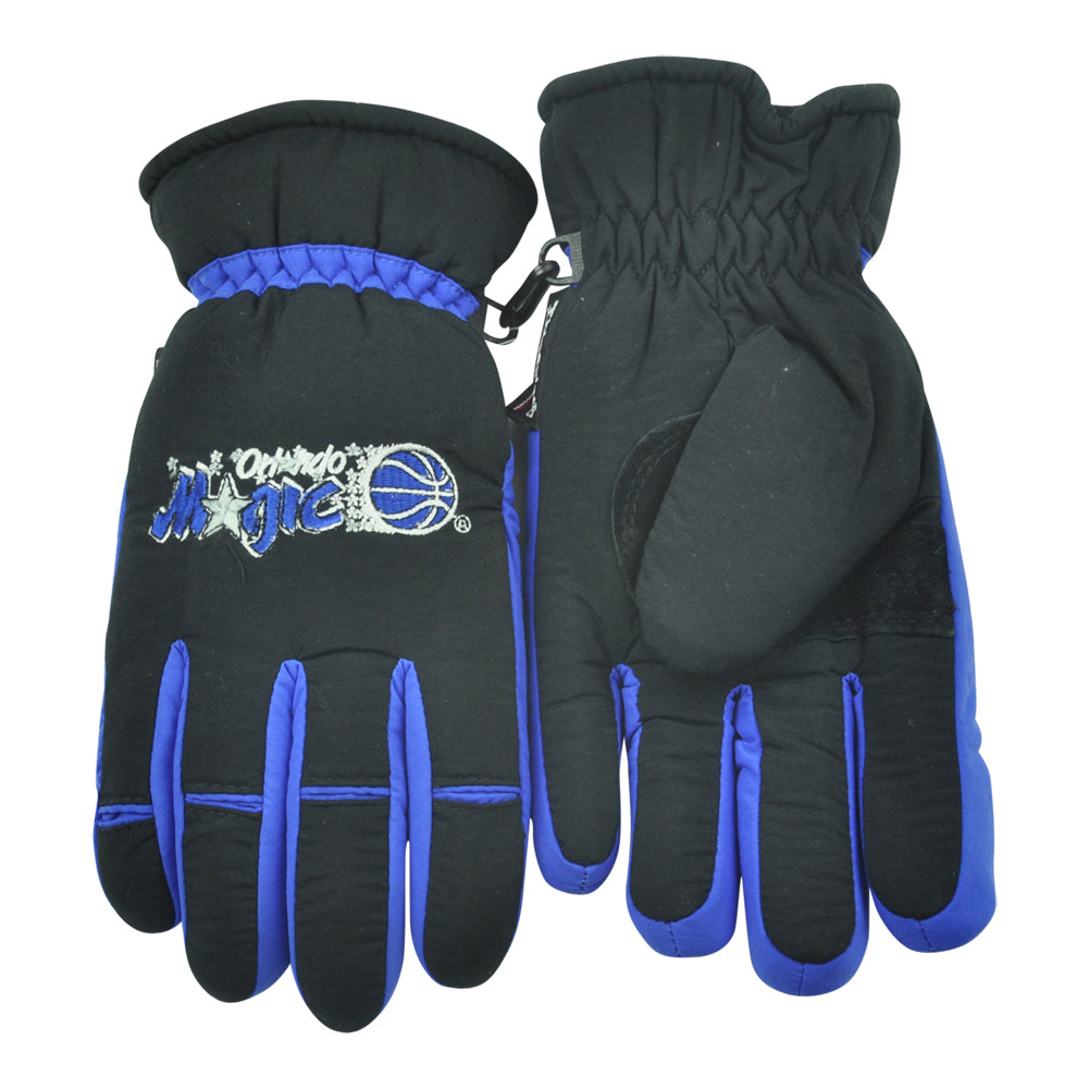 NBA Orlando Magic Winter Snow Gloves Thermal Insulation One Size Basketball Blac