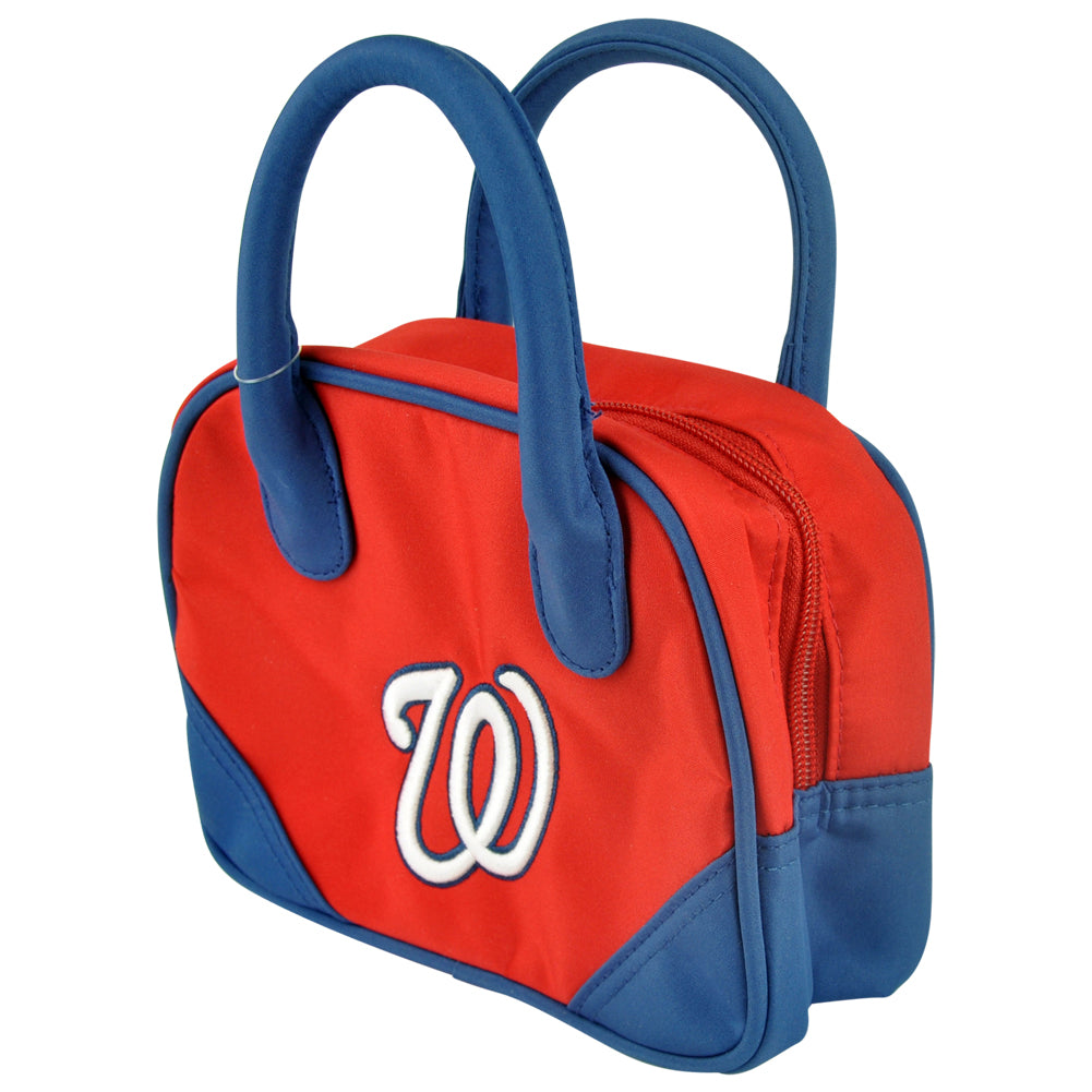 MLB Washington Senators Mini Bowler Hand Bag Two Tone Accessories Baseball Women