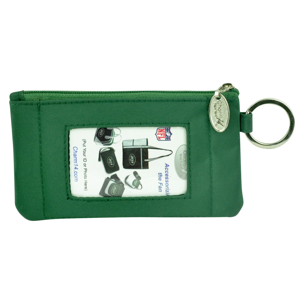NFL New York Jets Clip On ID Case Wristlet Phone Case Ladies Womens Accessories