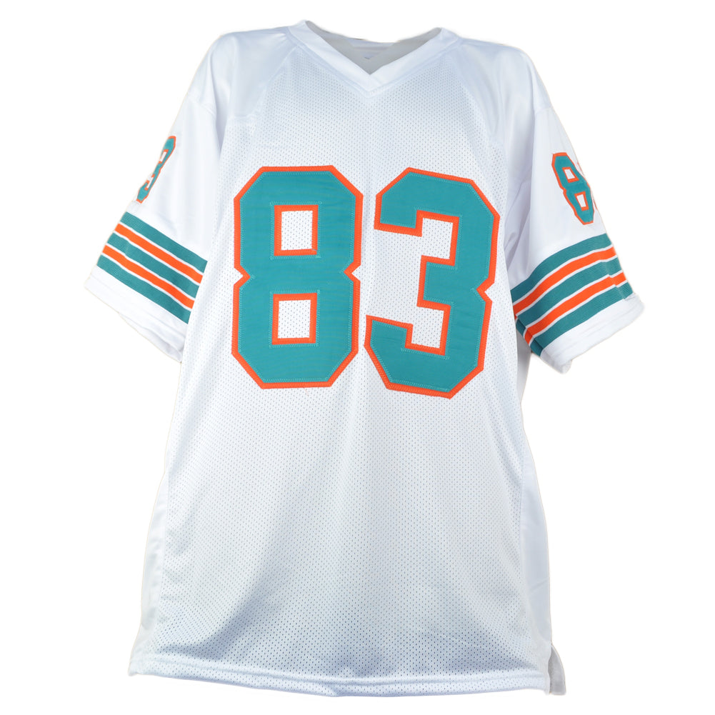 NFL Miami Dolphins Mark Clayton #83 Autographed Signed Jersey Replica White