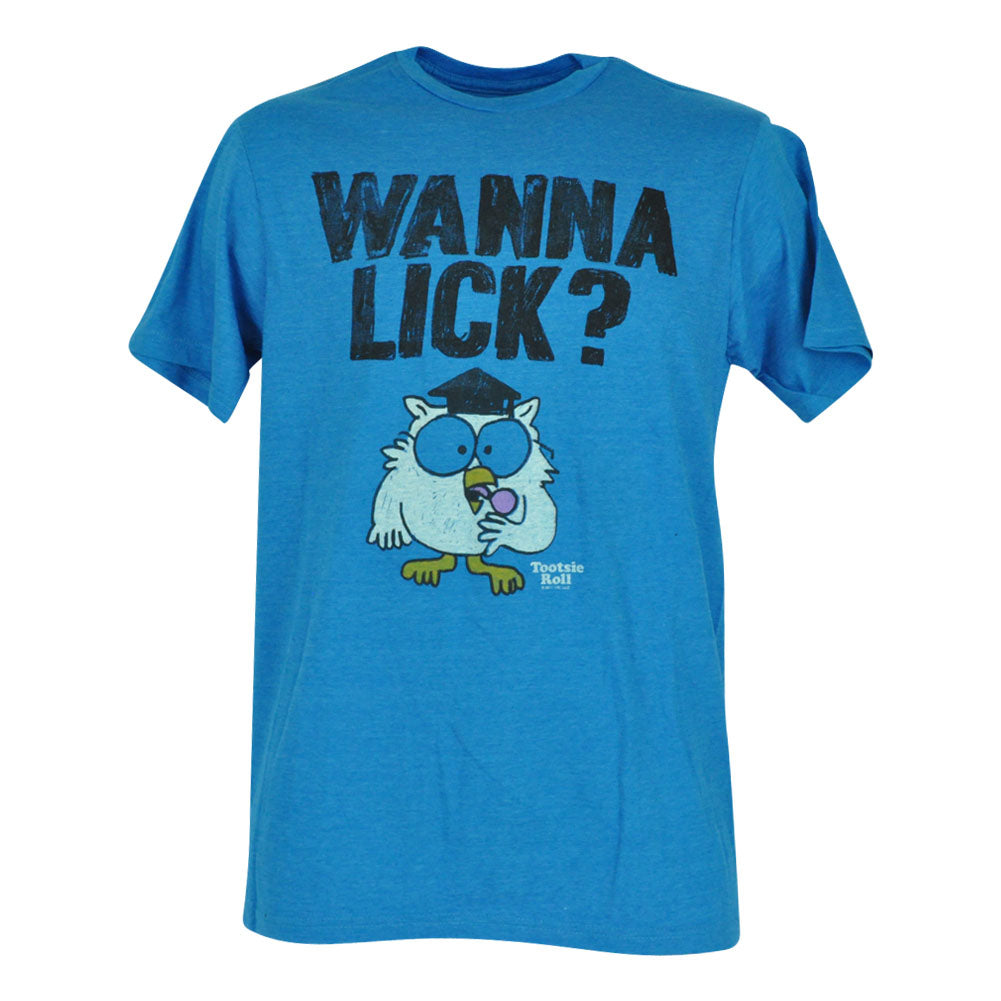 Tootsie Roll Pop Wanna Lick Tshirt Lollipop Chocolate Mens Tee Shirt Candy