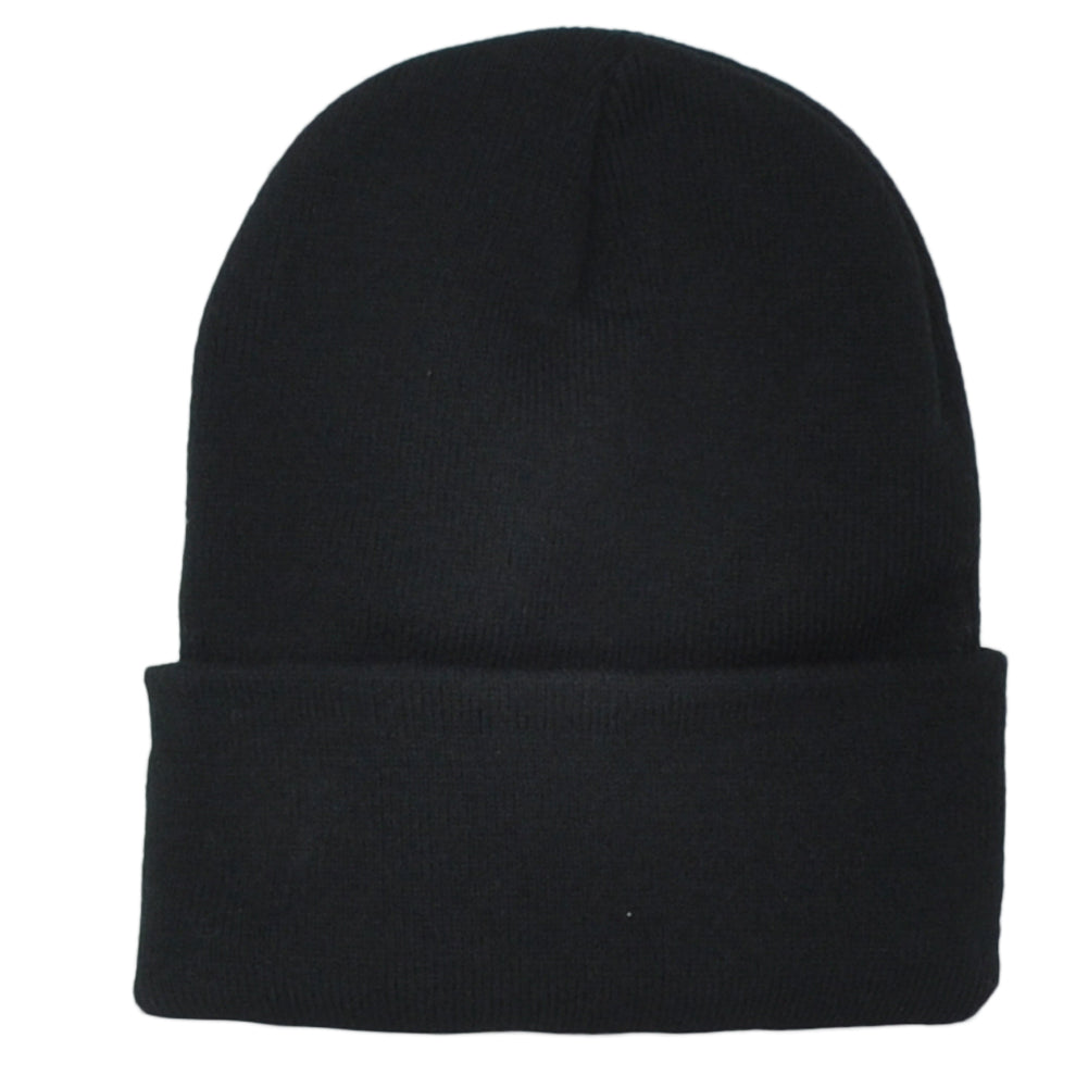 Los Angeles California City USA Adult Black Cuffed Adults Knit Beanie Hat Winter