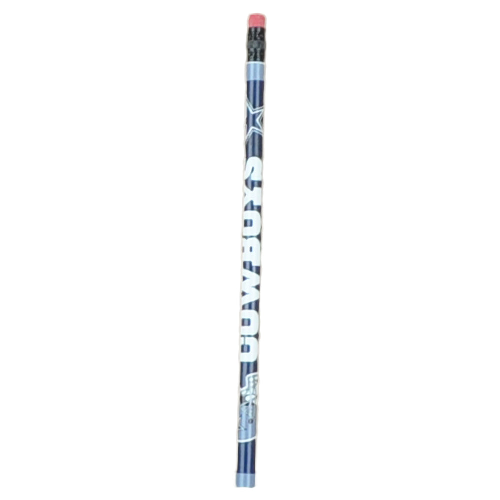NFL Dallas Cowboys Pencils School Office Logo Navy Gray 4 Pack Sport Collectible