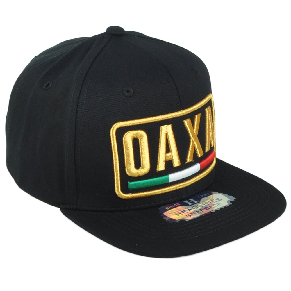 Oaxaca Oaxa Mexico State Shield Flag Adjustable Flat Bill Adult Gorra Hat Cap