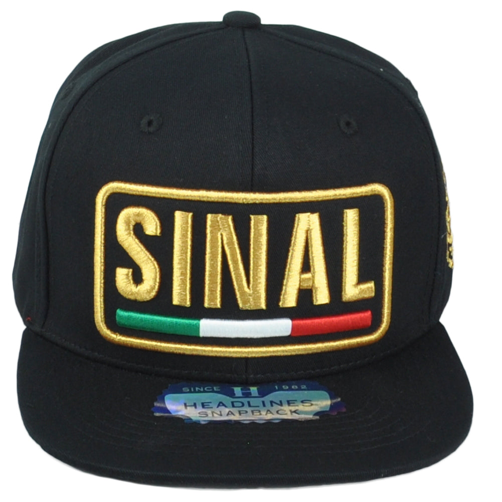 Sinaloa Sinal Mexico State Shield Flag Adjustable Flat Bill Adults Gorra Hat Cap