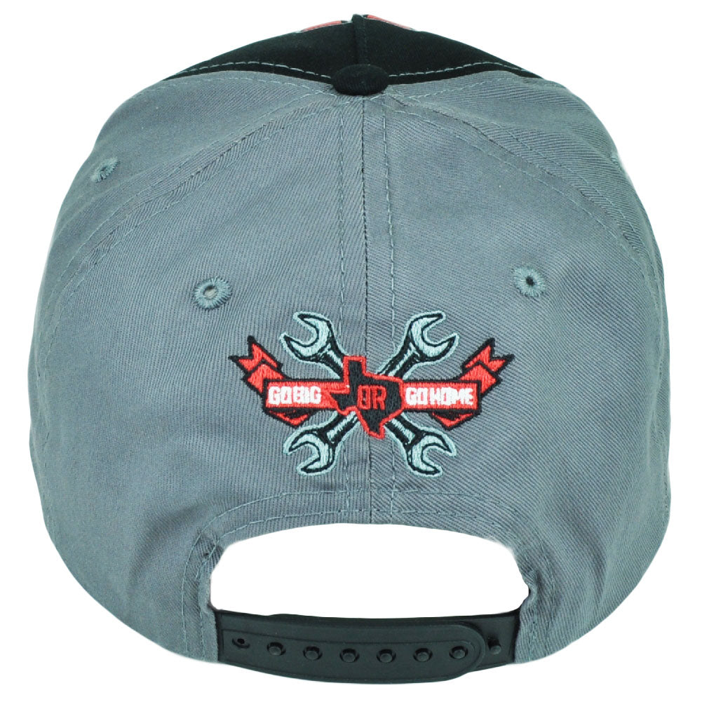 Gas Monkey Garage Dallas Texas TV Show Automobile Cars Gray Snapback Hat Cap