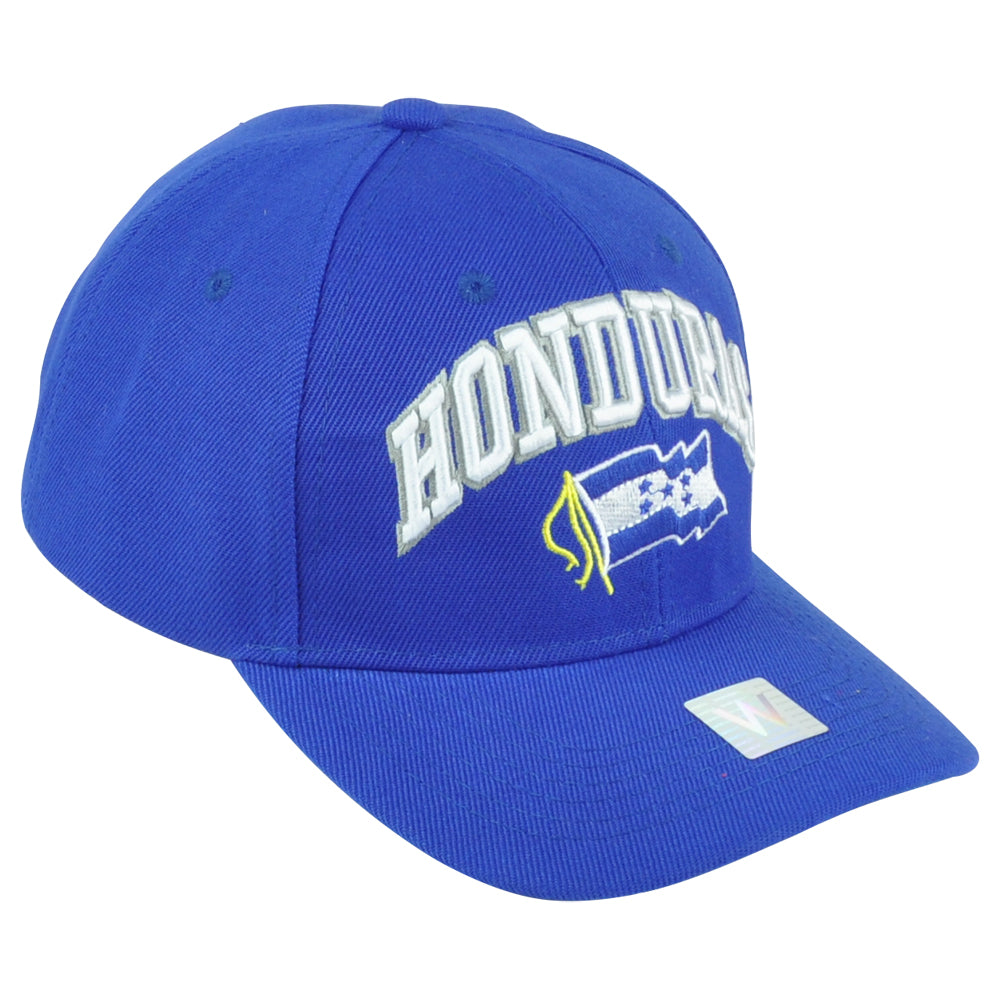 Honduras Central America Country Royal Blue Curved Bill Adjustable Adult Hat Cap