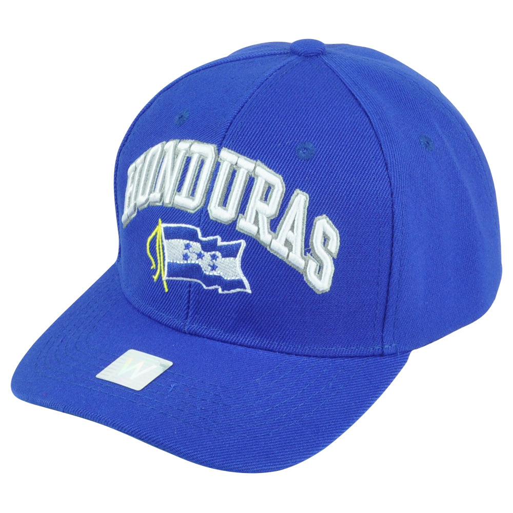 Honduras Central America Country Royal Blue Curved Bill Adjustable Adult Hat Cap