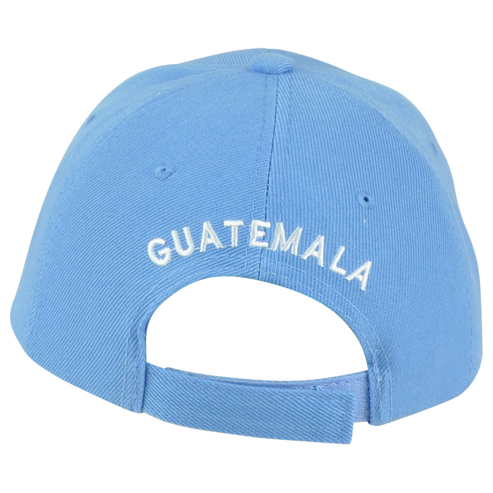 Guatemala Central America Country Blue Curved Bill Adjustable Adults Hat Cap