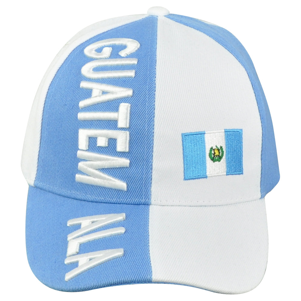 Guatemala Central America Country Two Tone Curved Bill Adjustable Adults Hat Cap