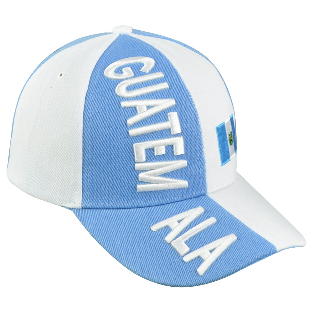 Guatemala Central America Country Two Tone Curved Bill Adjustable Adults Hat Cap