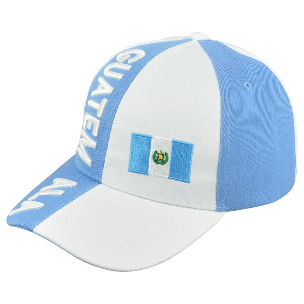 Guatemala Central America Country Two Tone Curved Bill Adjustable Adults Hat Cap