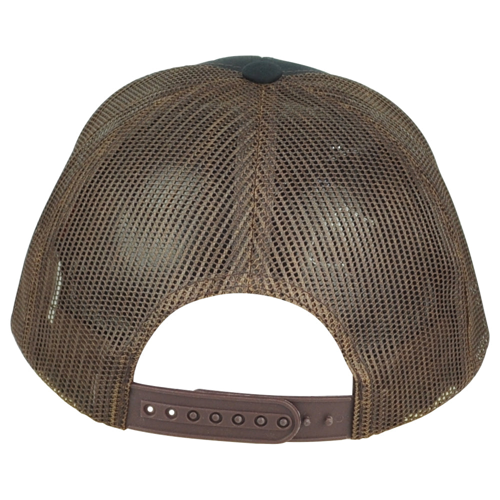 Republic California State Black Brown Adjustable Patch Mesh Trucker Men Hat Cap