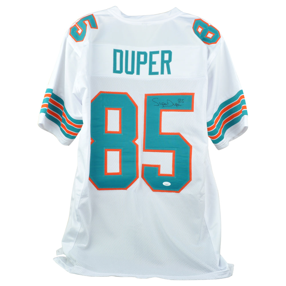 NFL Miami Dolphins Mark Duper #85 Autographed Signed Jersey White JSA Card