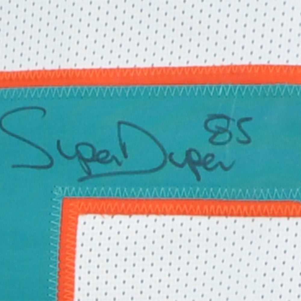 NFL Miami Dolphins Mark Duper #85 Autographed Signed Jersey White JSA Card